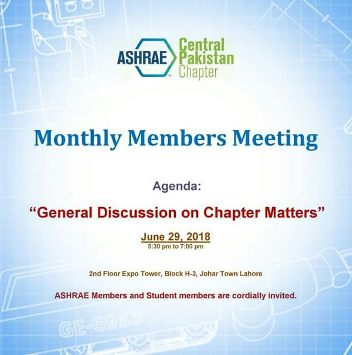 Monthly members meeting – June 2018